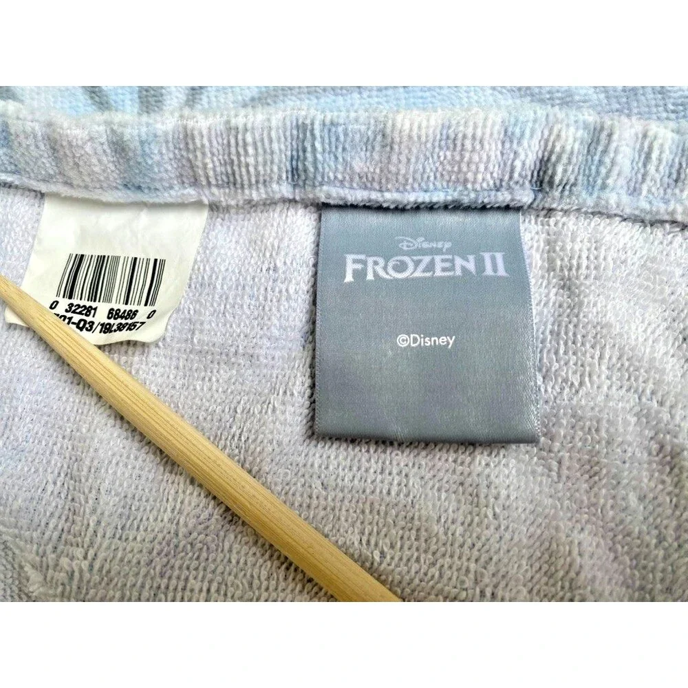 DISNEY FROZEN HOODED TOWEL, 100% Cotton, Bath Wrap, Pool, Swim, 22